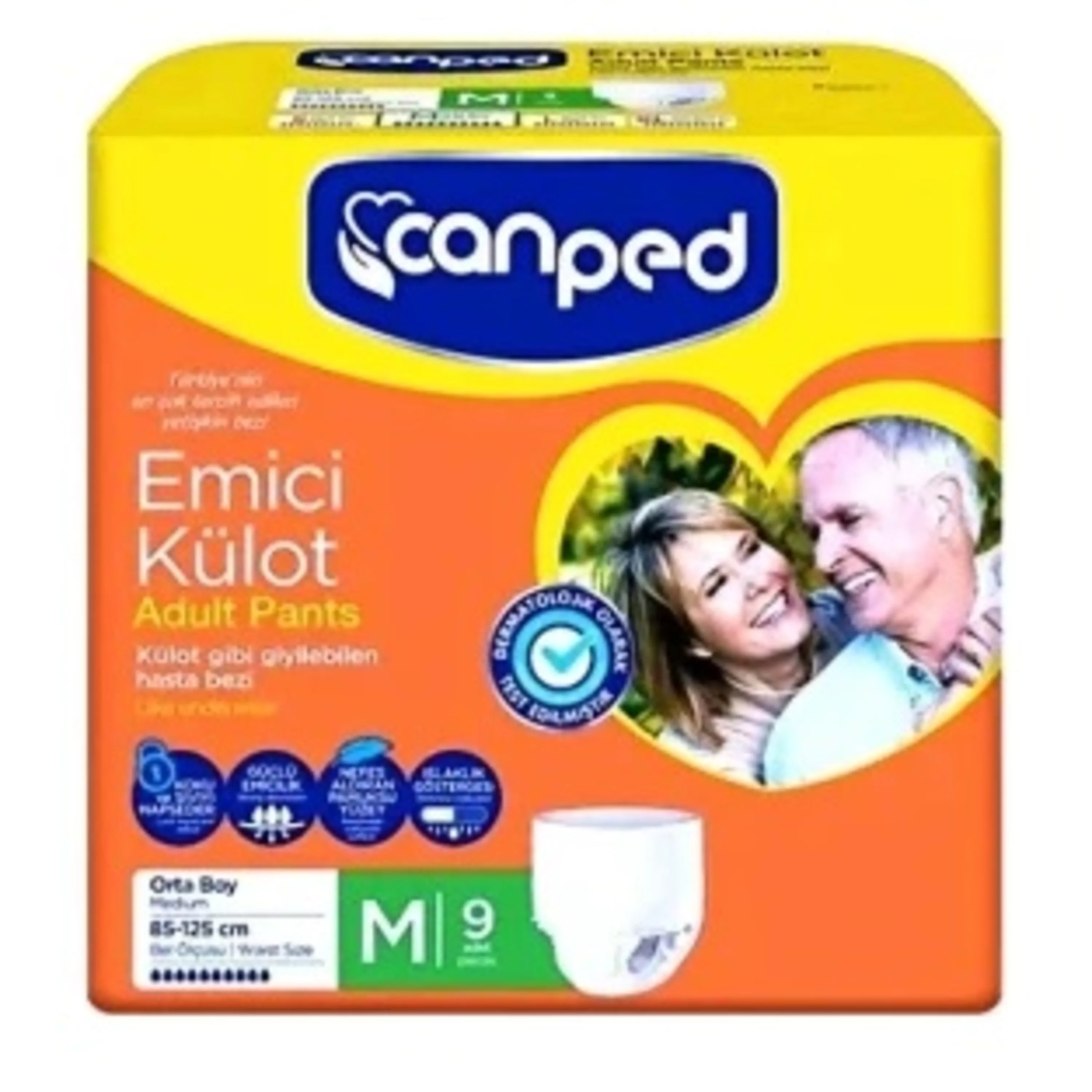پوشک بزرگسالان جان پد شورتی سایز M مدیوم  بسته 9 عددی (اصل)